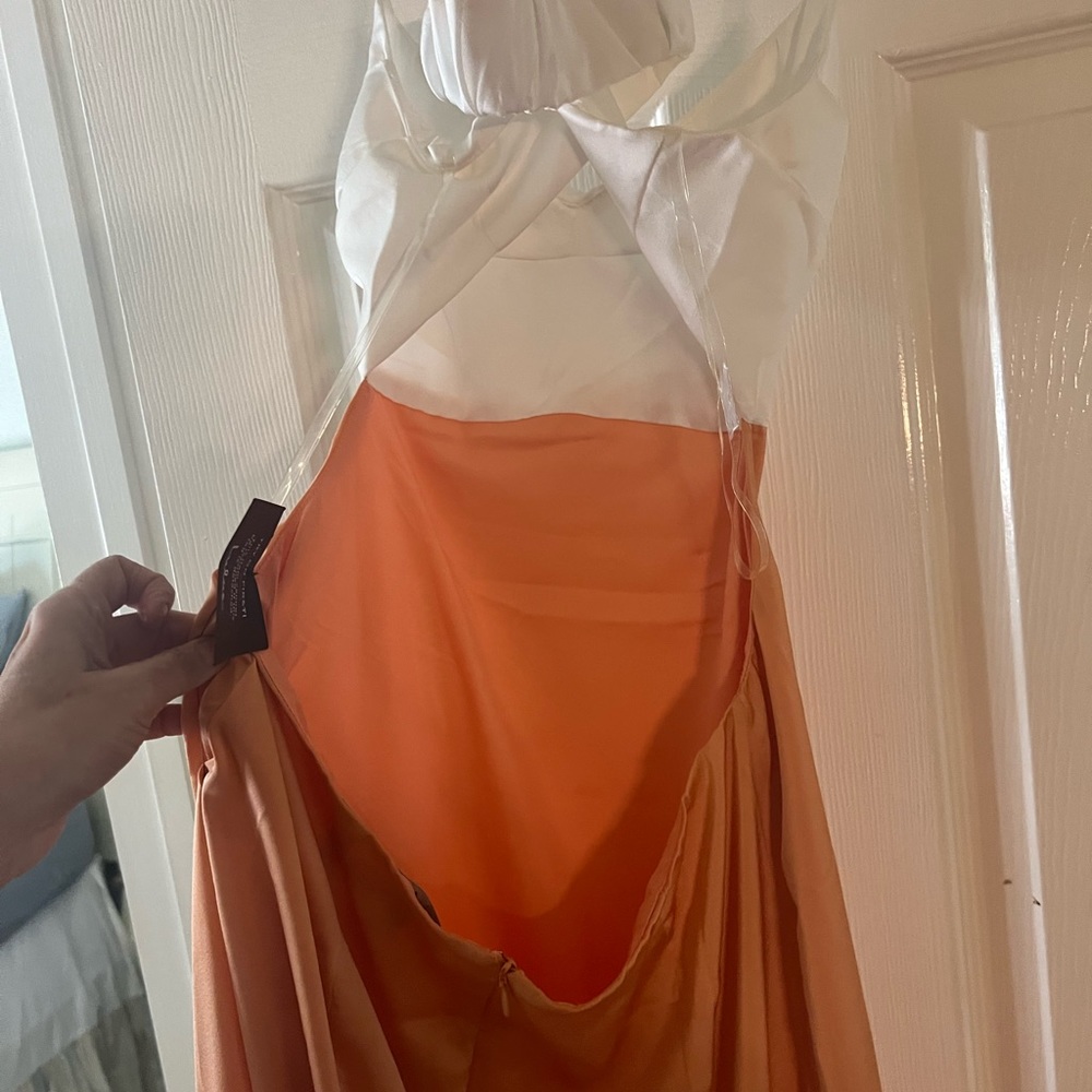 Orange and white lulus dress - Picture 7 of 7